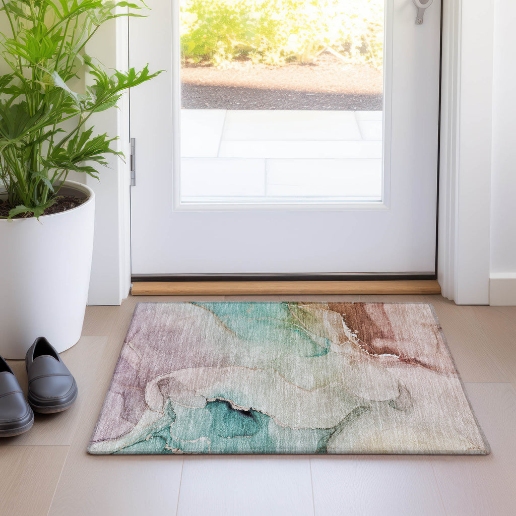 addison chantille acn521 teal rug