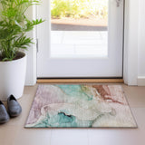addison chantille acn521 teal rug