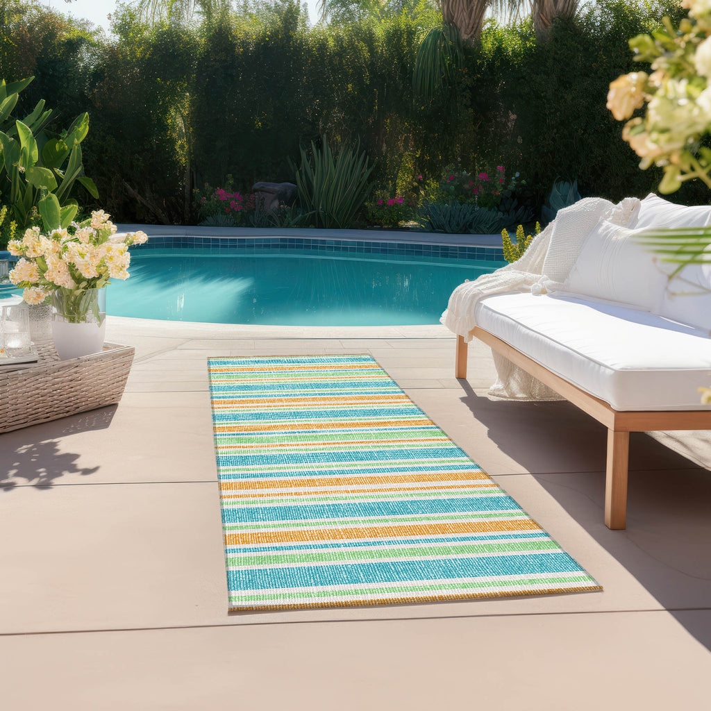 addison chantille acn531 teal rug
