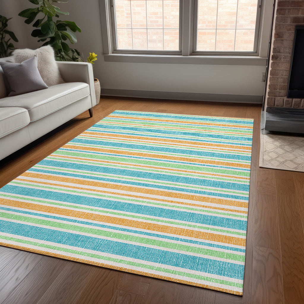 addison chantille acn531 teal rug