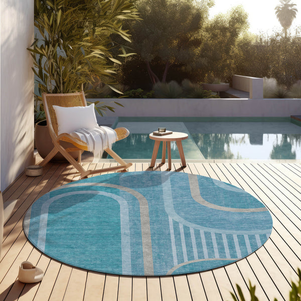 addison chantille acn532 teal rug