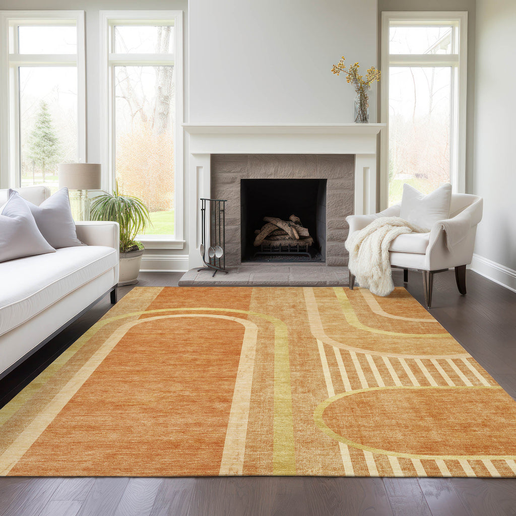 addison chantille acn532 terracotta rug
