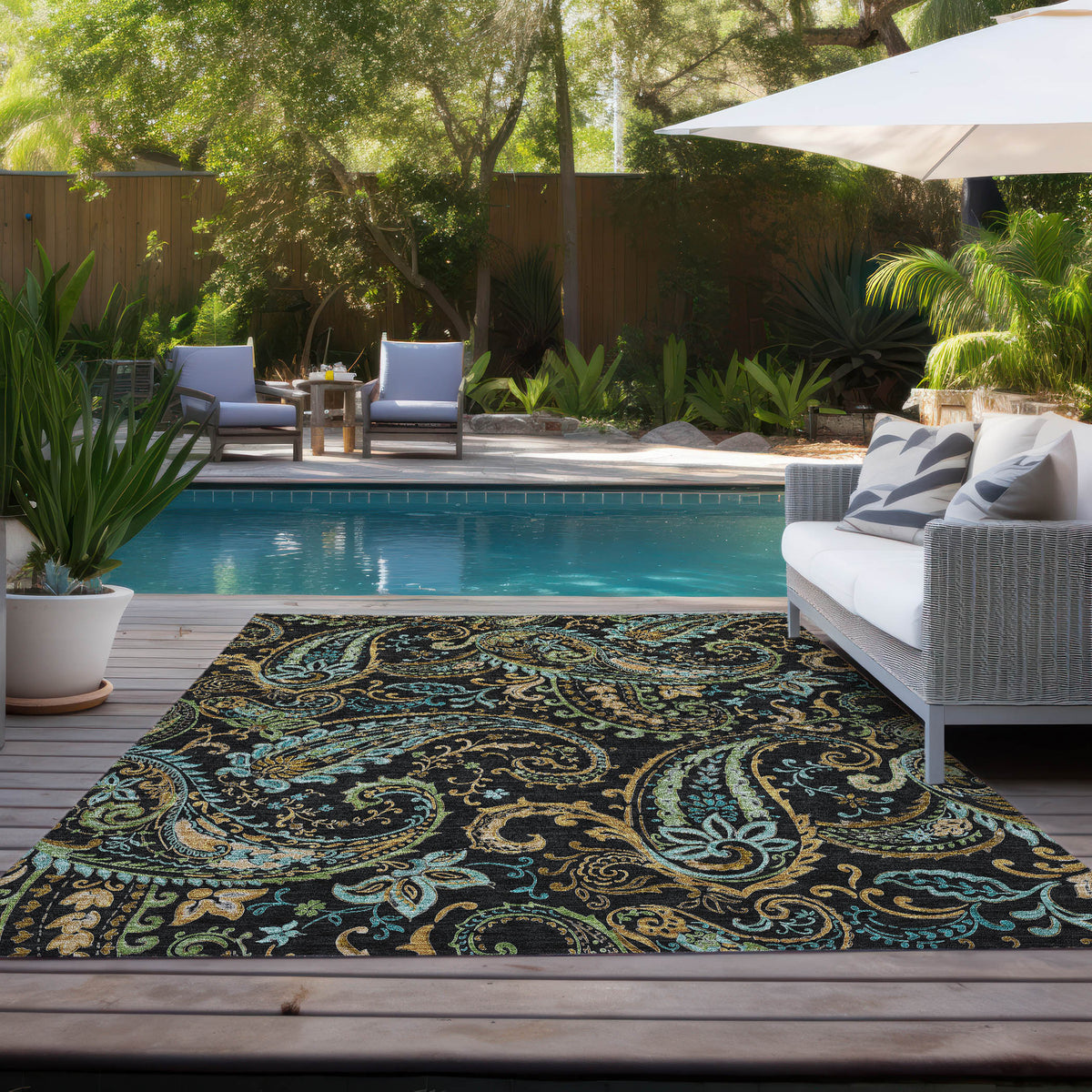 addison chantille acn533 black rug