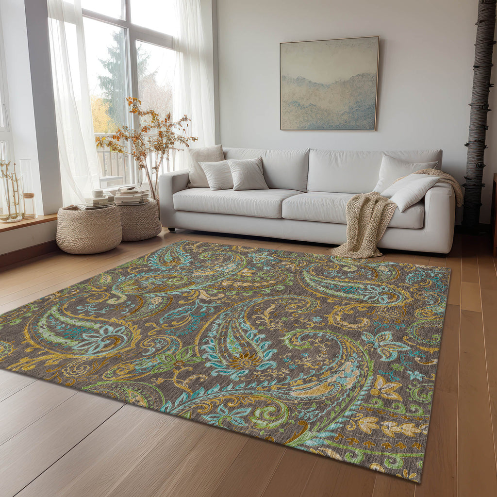 addison chantille acn533 chocolate rug