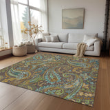 addison chantille acn533 chocolate rug