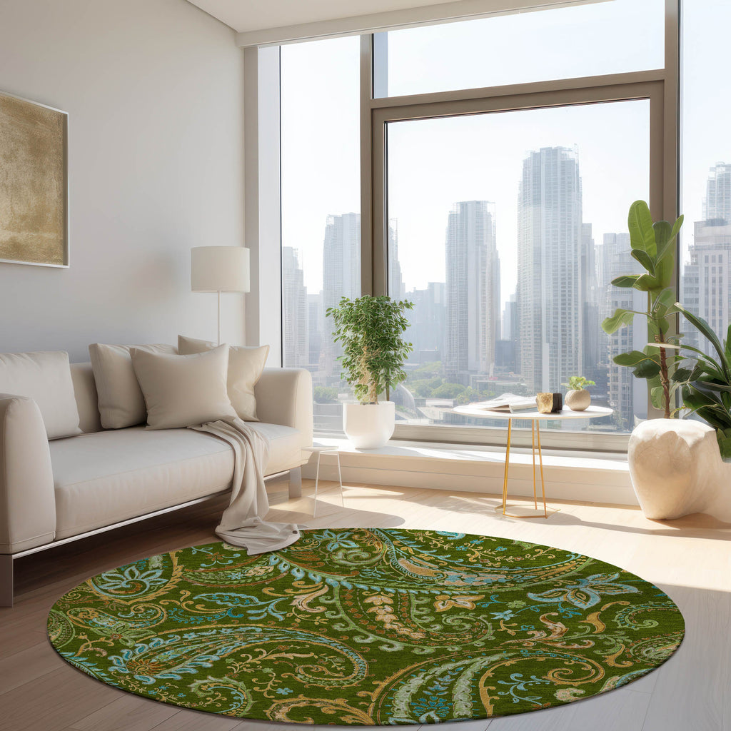 addison chantille acn533 green rug