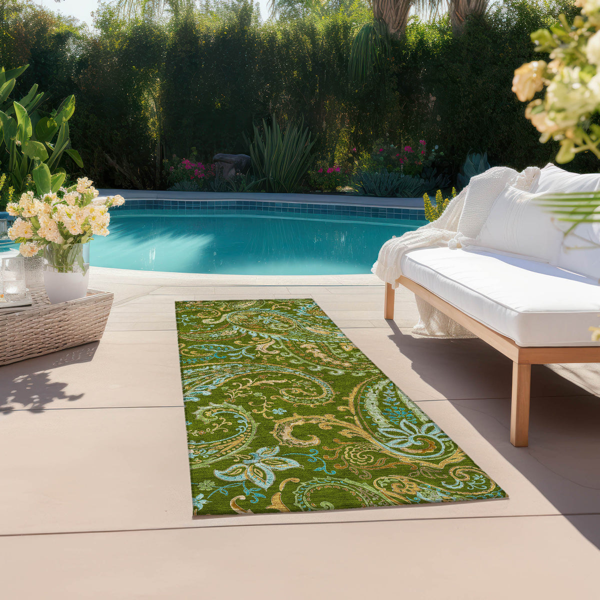 addison chantille acn533 green rug