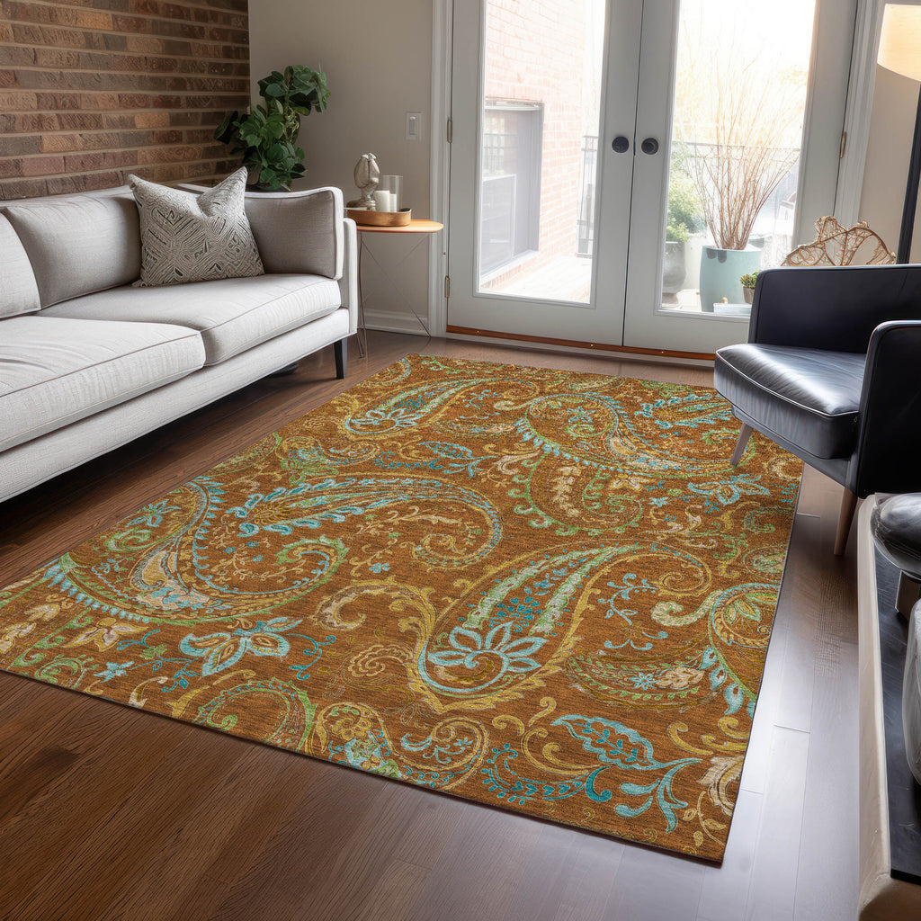 addison chantille acn533 paprika rug