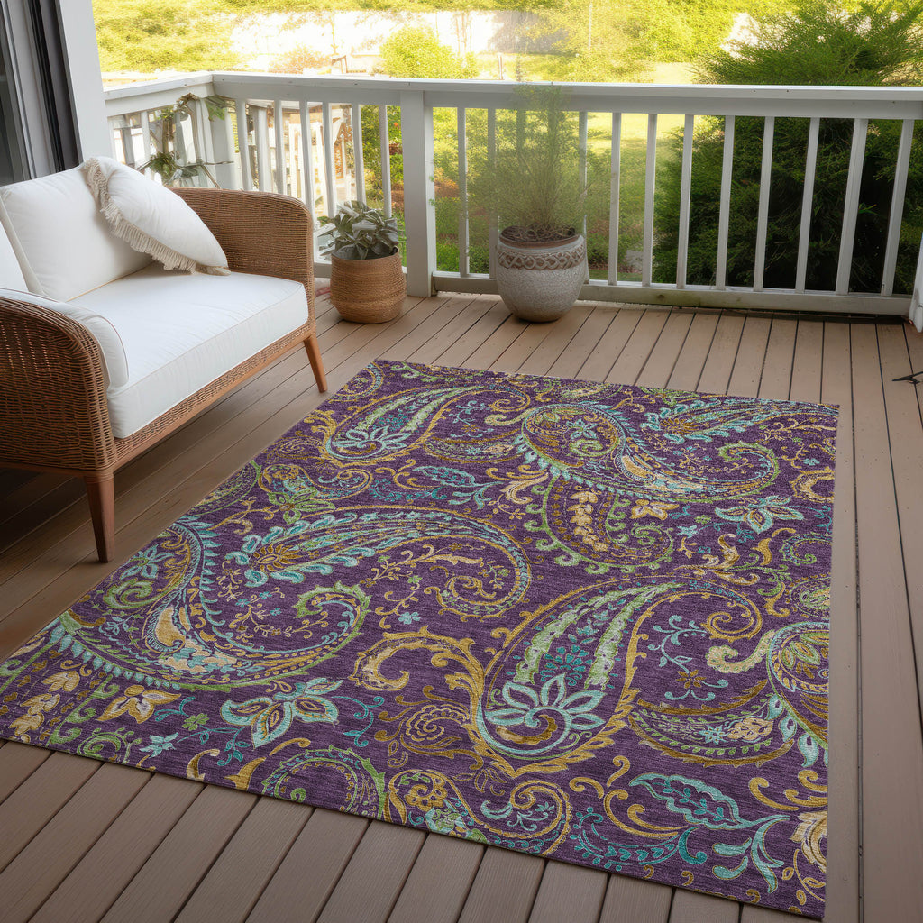 addison chantille acn533 purple rug