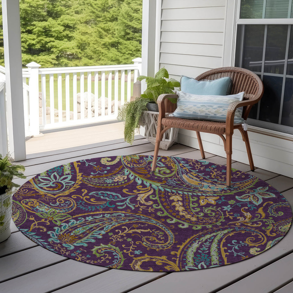 addison chantille acn533 purple rug
