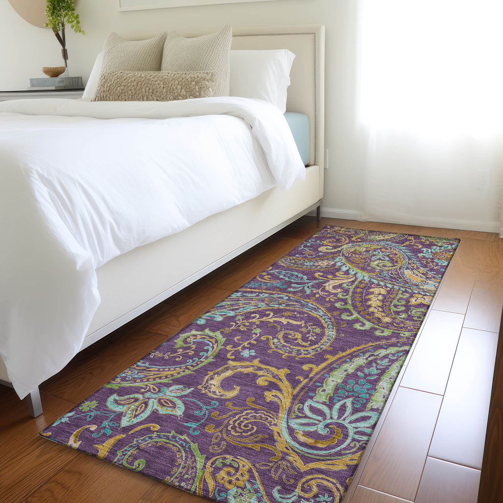 addison chantille acn533 purple rug