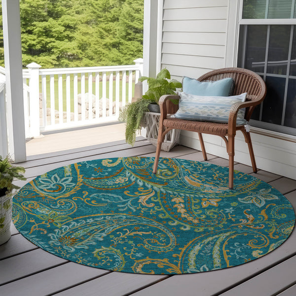 addison chantille acn533 teal rug
