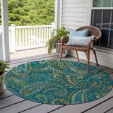 addison chantille acn533 teal rug