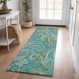 addison chantille acn533 teal rug