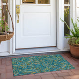 addison chantille acn533 teal rug