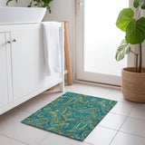 addison chantille acn533 teal rug