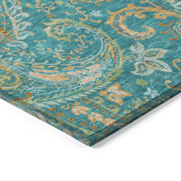 addison chantille acn533 teal rug