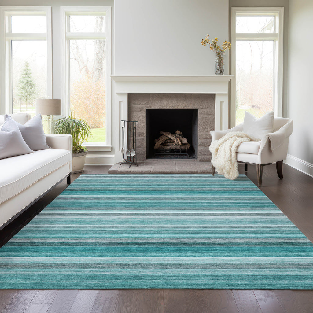 addison chantille acn535 teal rug