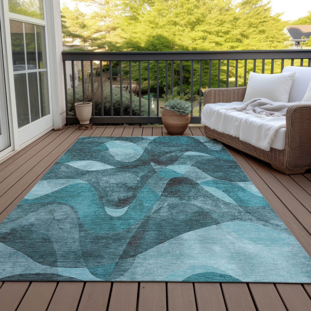addison chantille acn536 teal rug