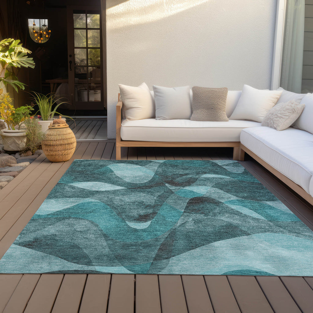 addison chantille acn536 teal rug