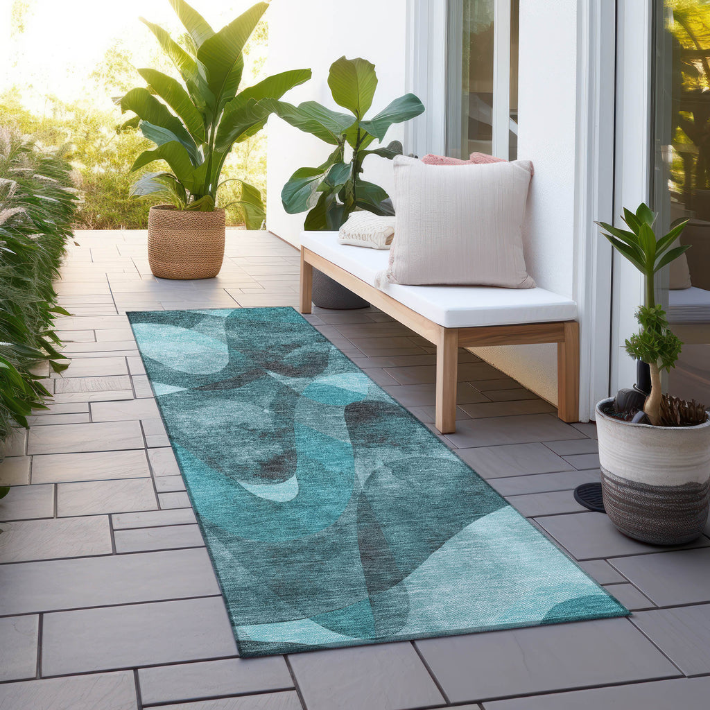 addison chantille acn536 teal rug