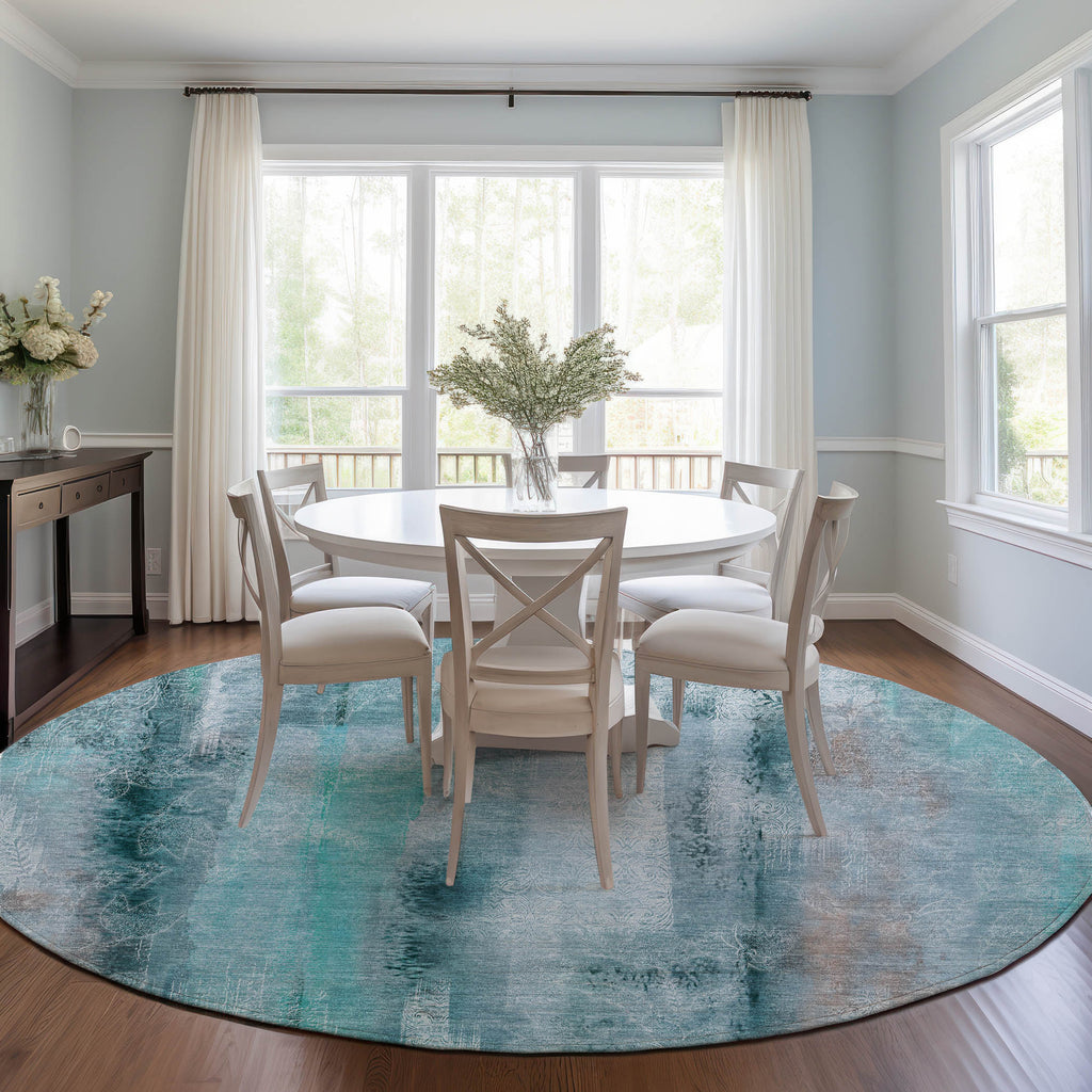 addison chantille acn537 teal rug