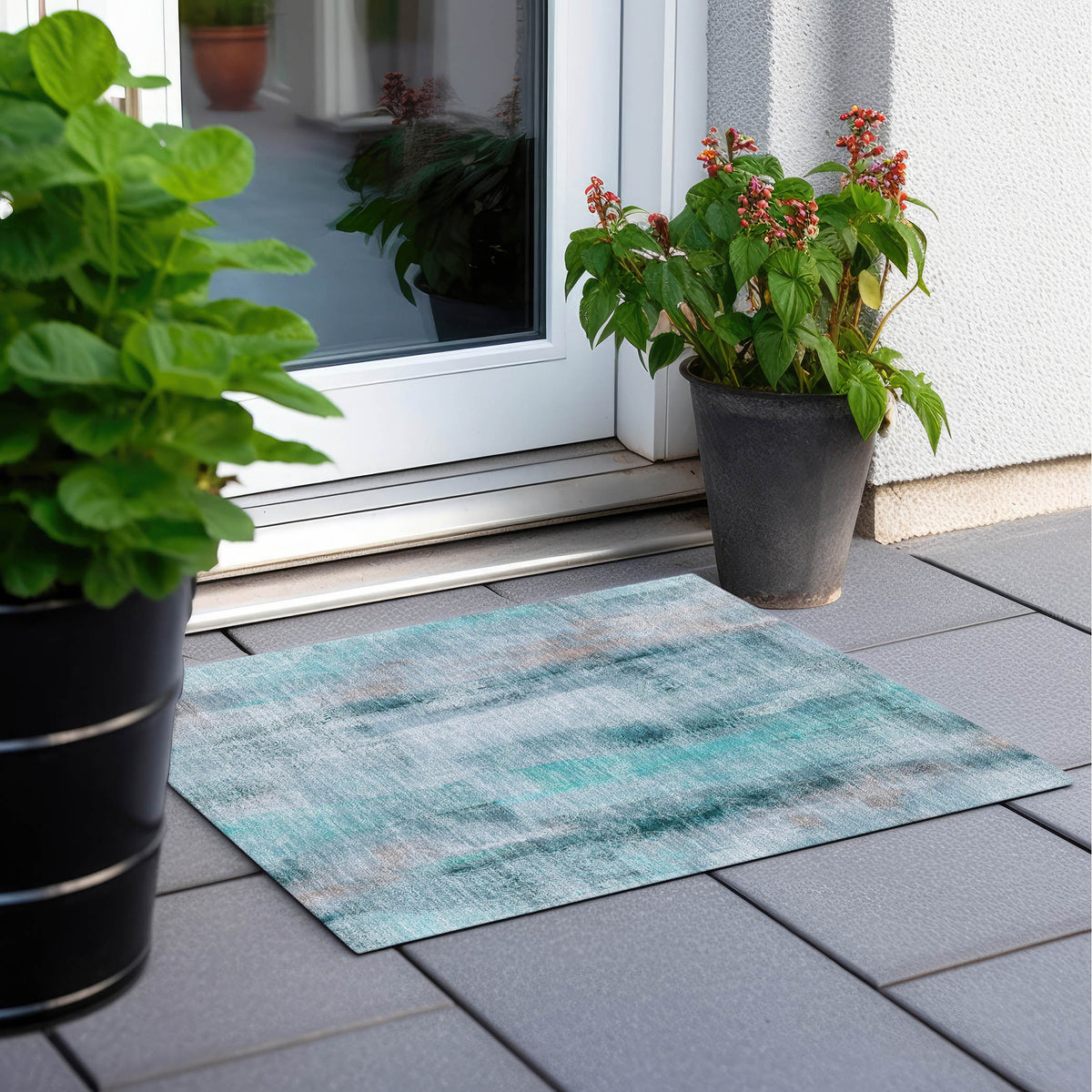 addison chantille acn537 teal rug