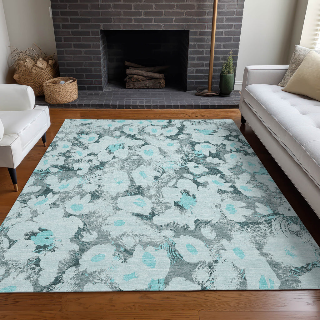 addison chantille acn538 teal rug