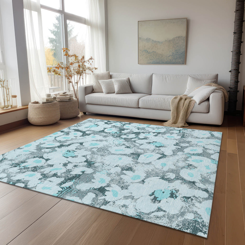 addison chantille acn538 teal rug