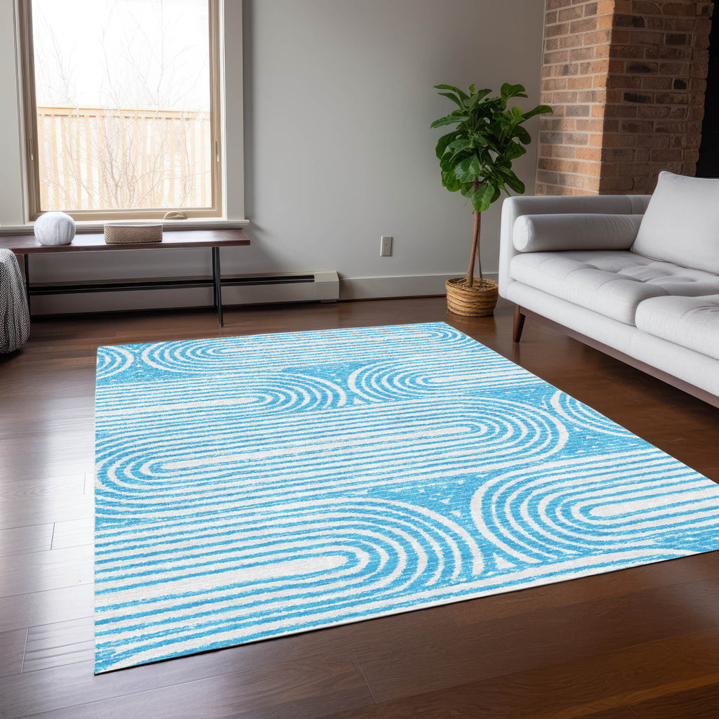 addison chantille acn540 teal rug