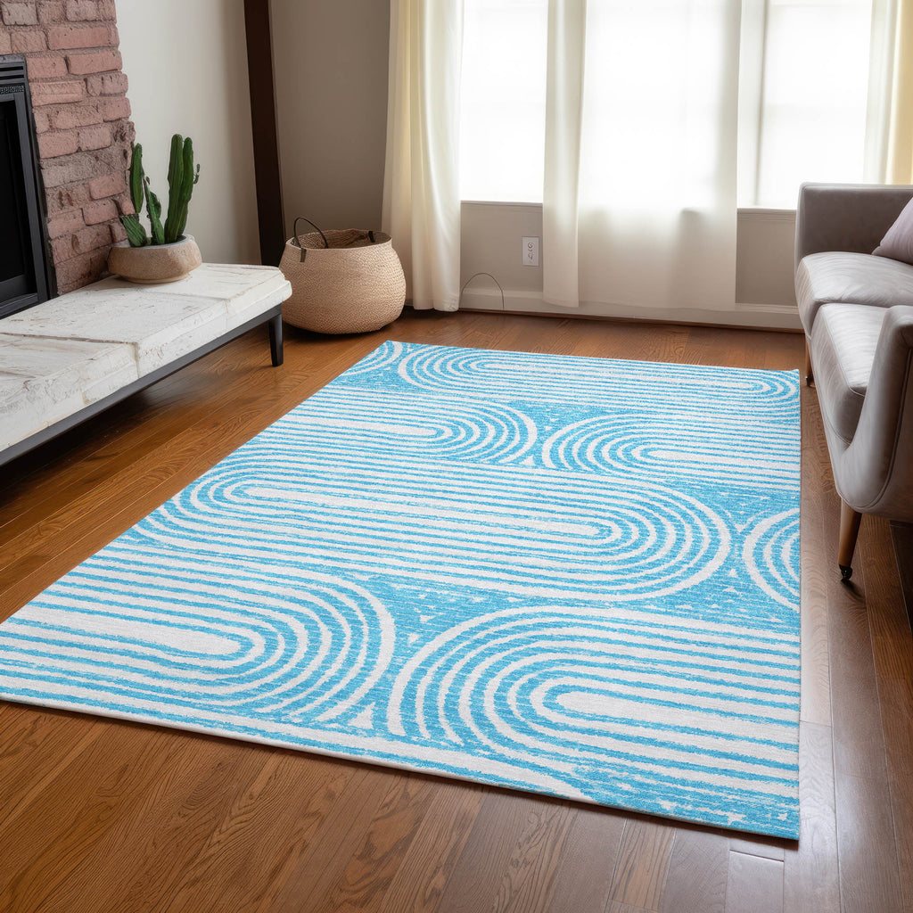 addison chantille acn540 teal rug