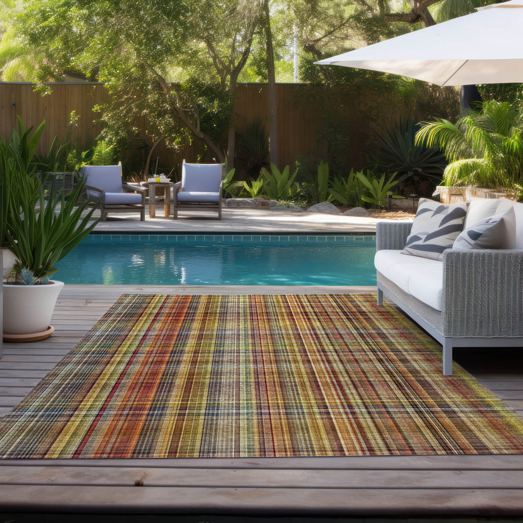 addison chantille acn541 paprika rug