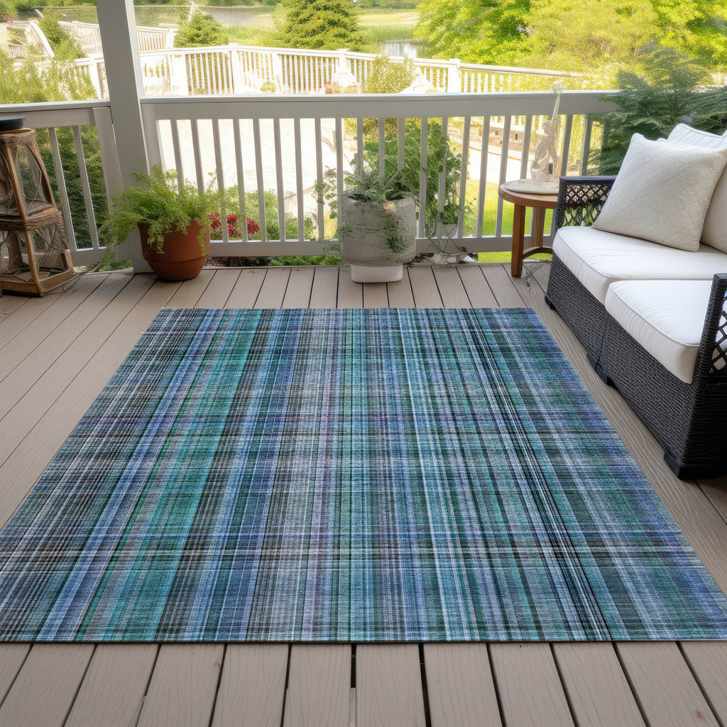 addison chantille acn541 teal rug