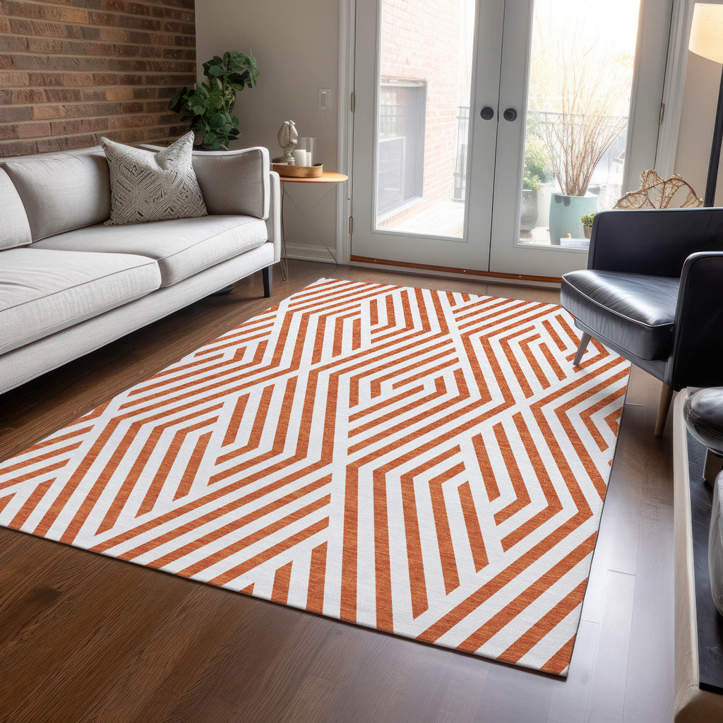 addison chantille acn550 paprika rug