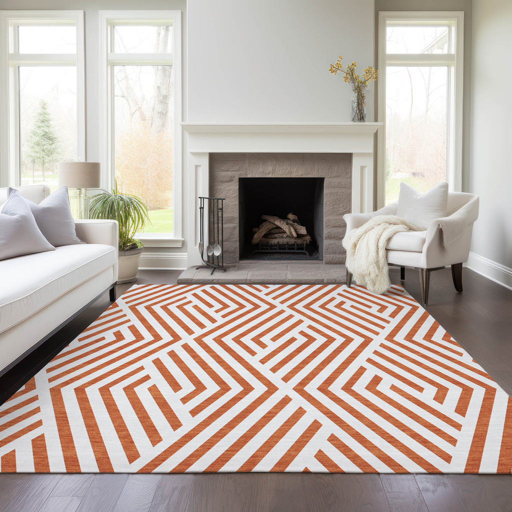 addison chantille acn550 paprika rug