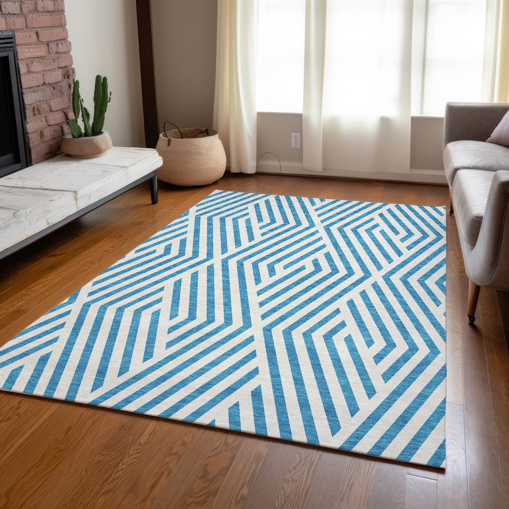 addison chantille acn550 teal rug