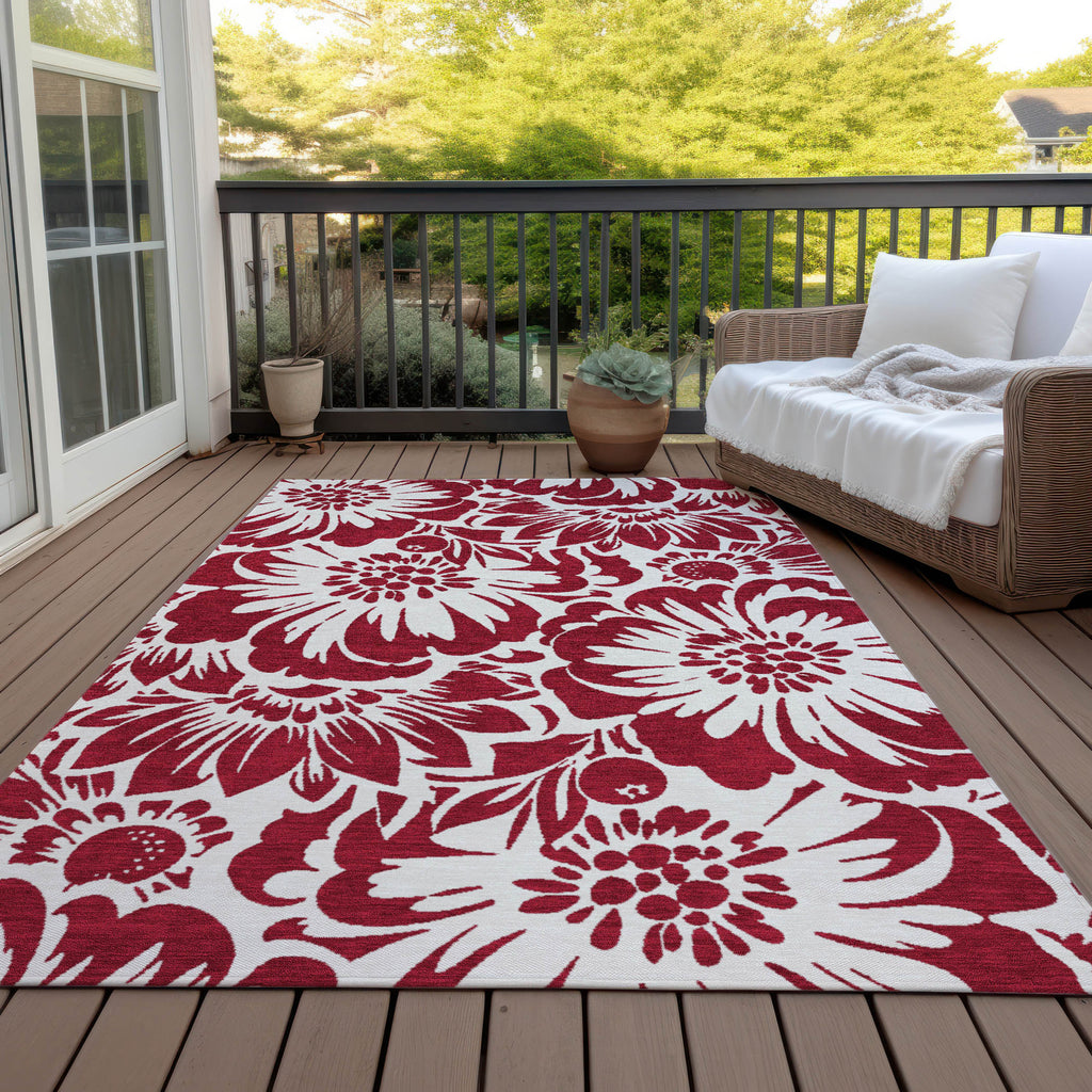 addison chantille acn551 burgundy rug