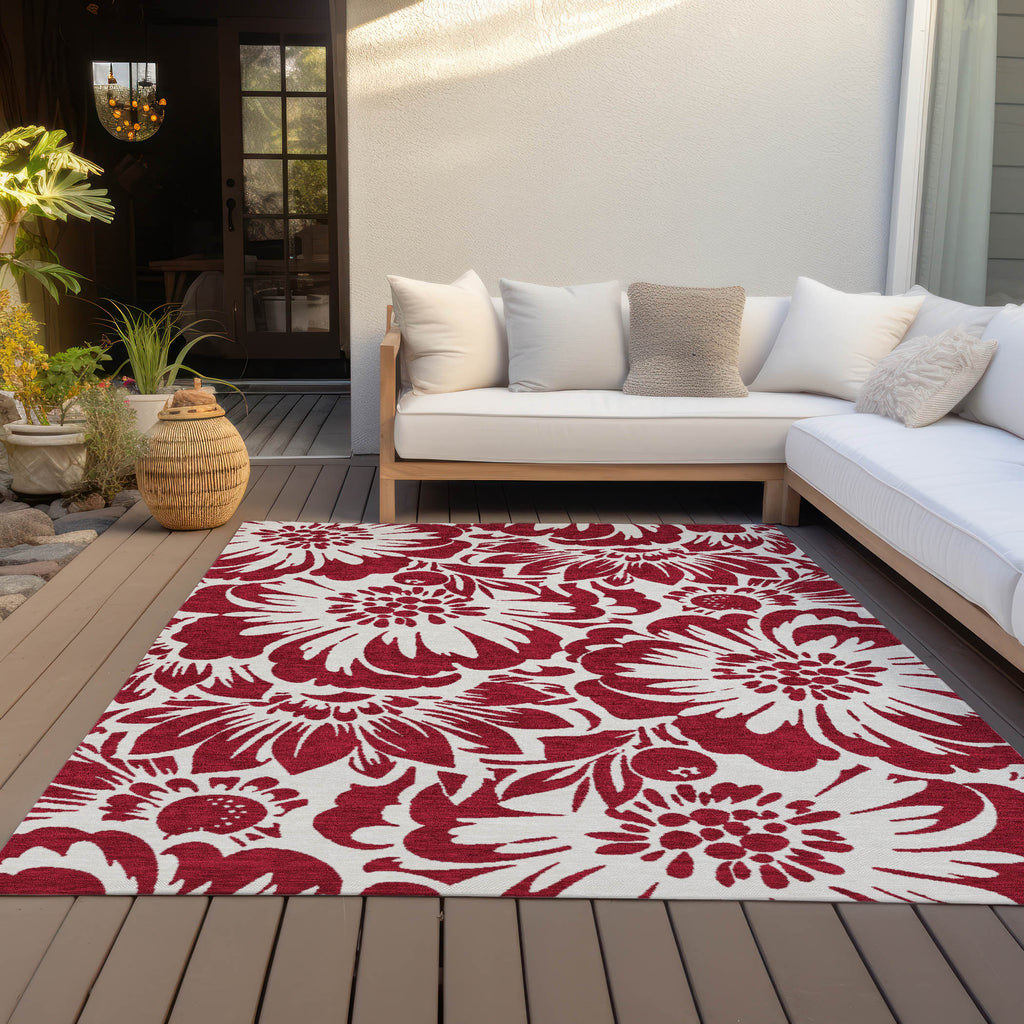 addison chantille acn551 burgundy rug