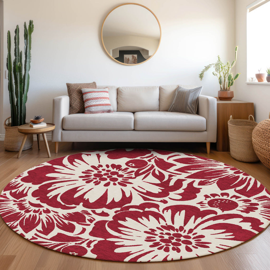 addison chantille acn551 burgundy rug