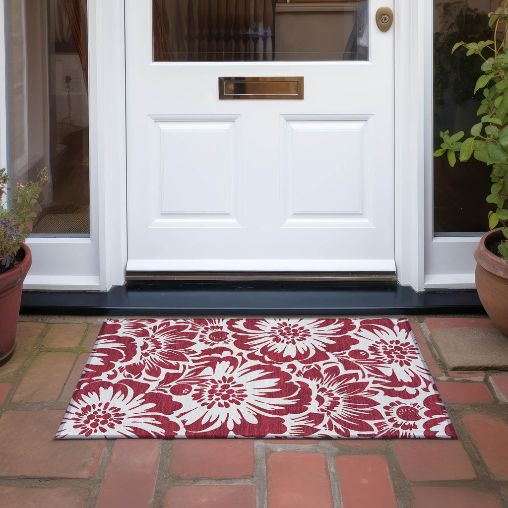addison chantille acn551 burgundy rug