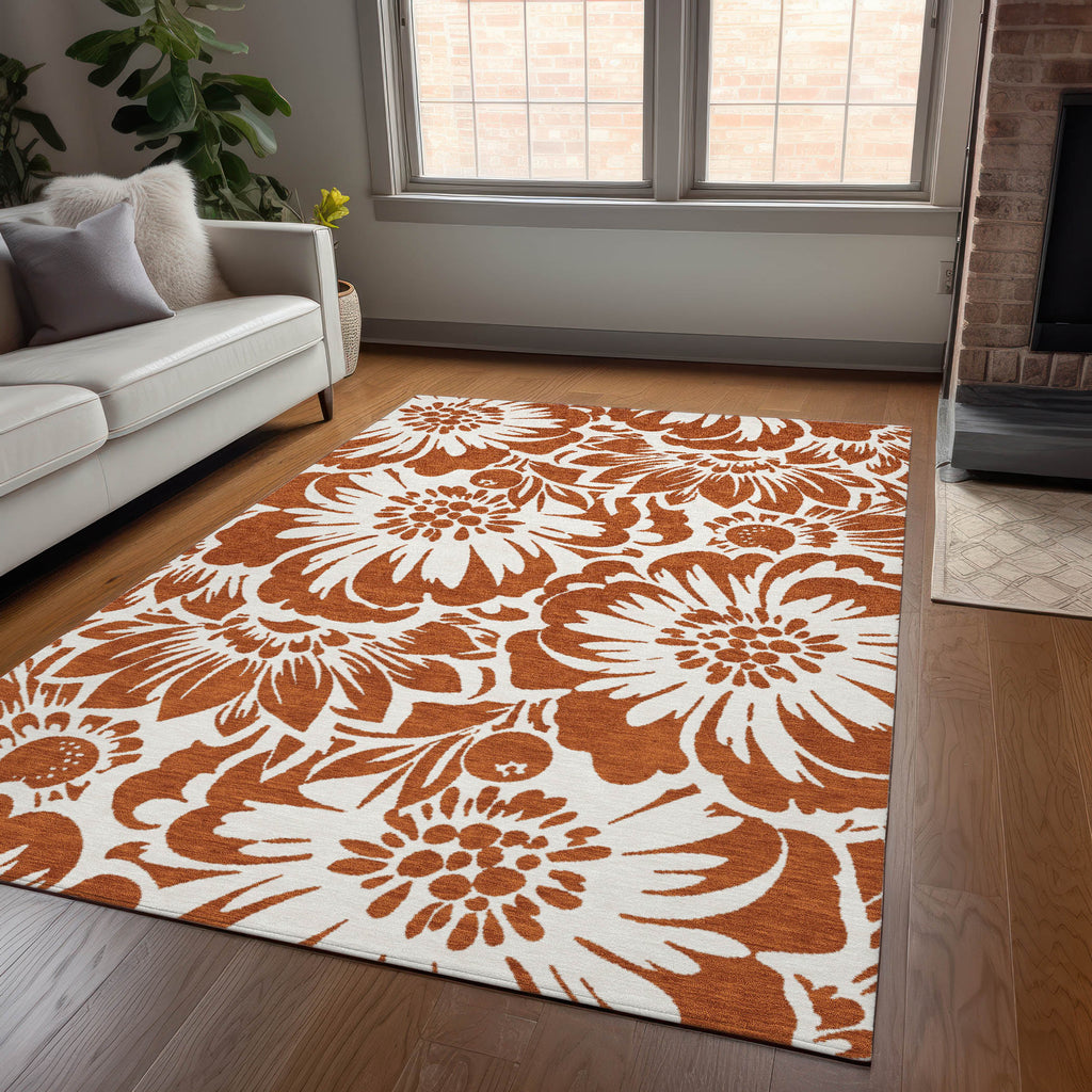 addison chantille acn551 paprika rug