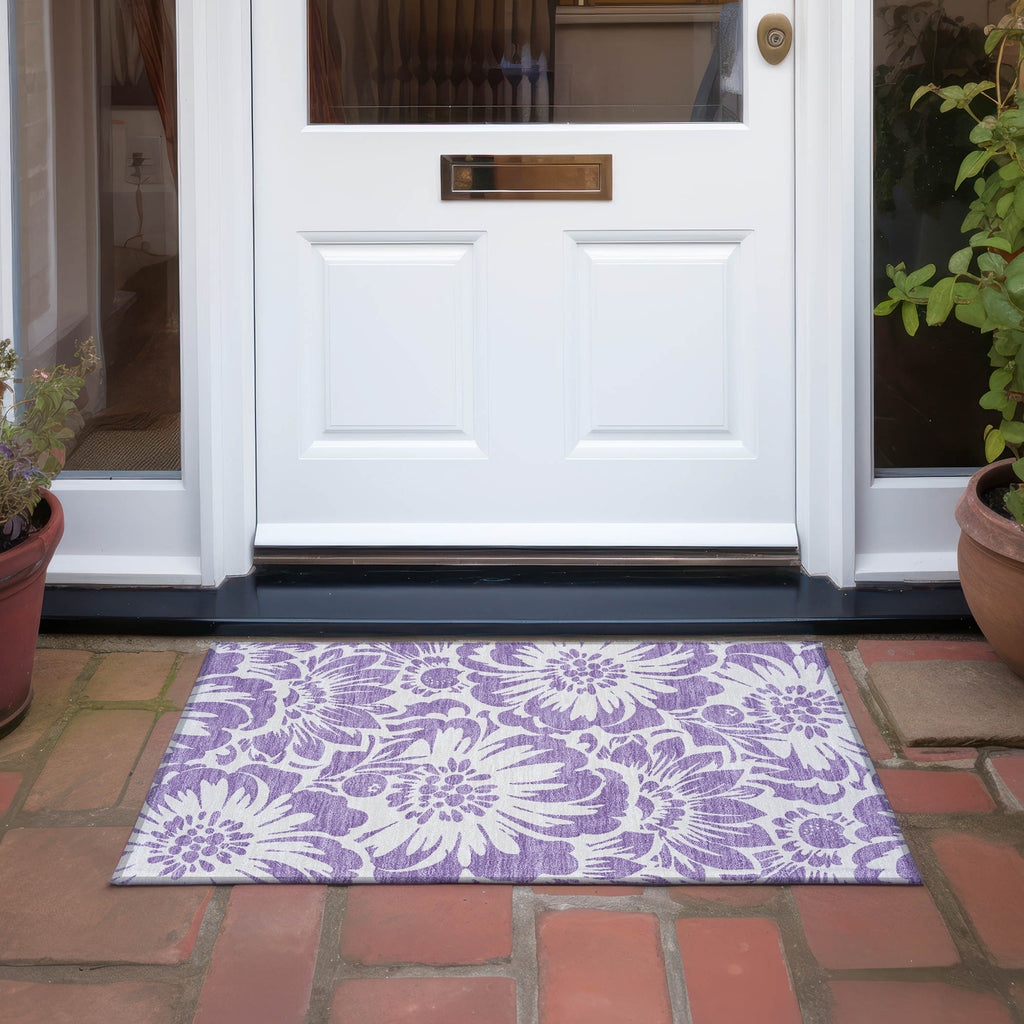 addison chantille acn551 purple rug