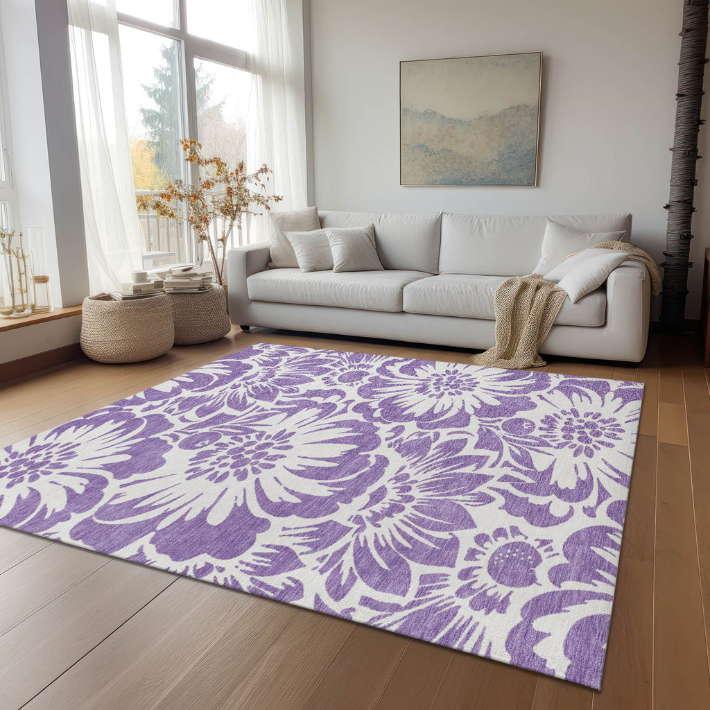 addison chantille acn551 purple rug