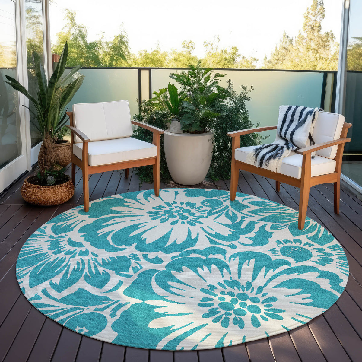 addison chantille acn551 teal rug