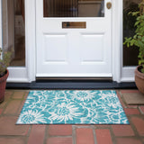 addison chantille acn551 teal rug