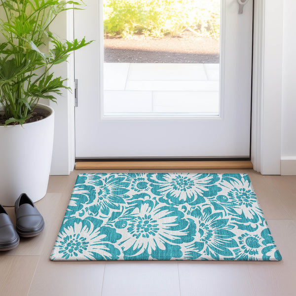 addison chantille acn551 teal rug