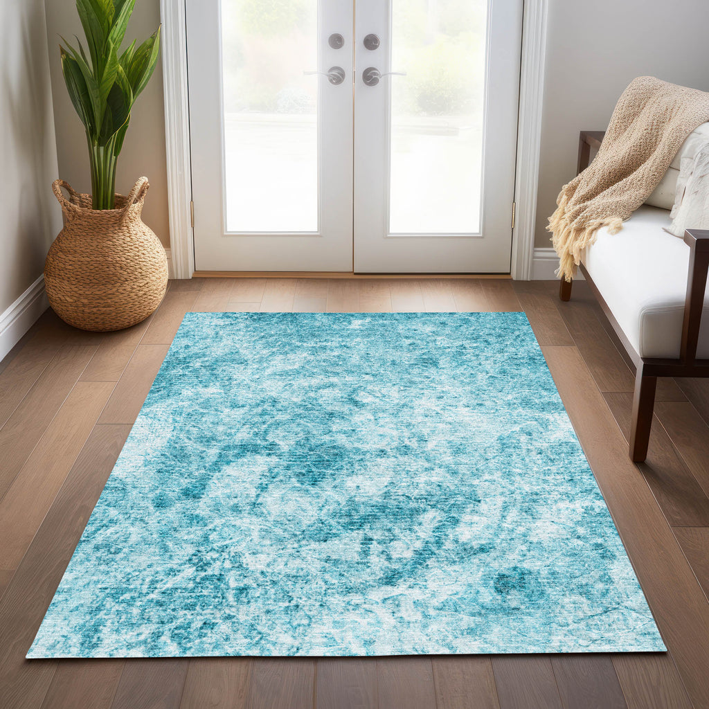 addison chantille acn553 teal rug