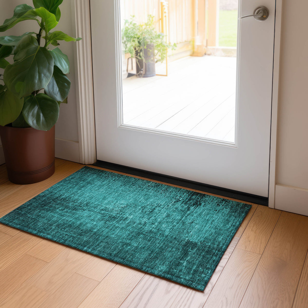 addison chantille acn554 teal rug
