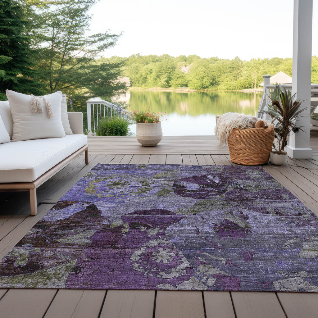 addison chantille acn555 purple rug
