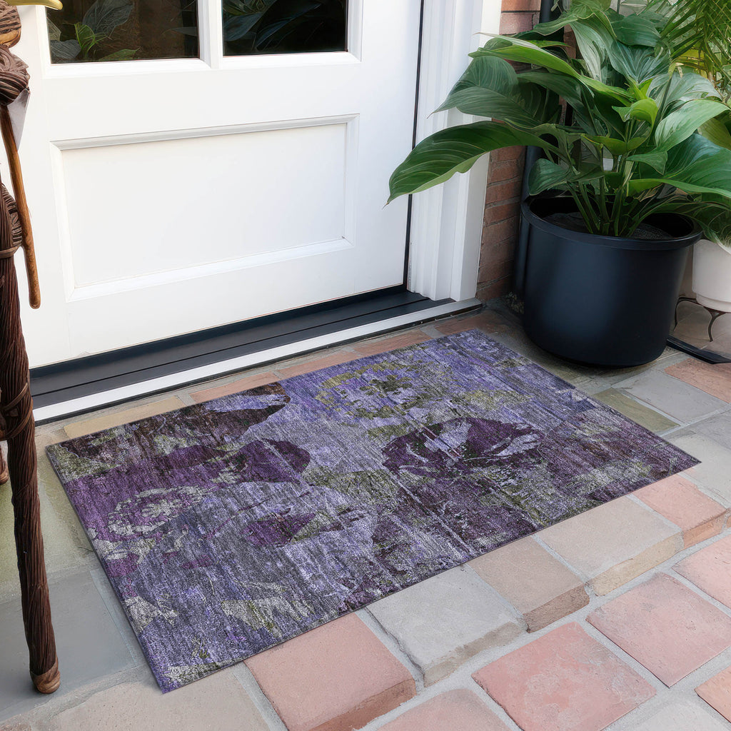 addison chantille acn555 purple rug